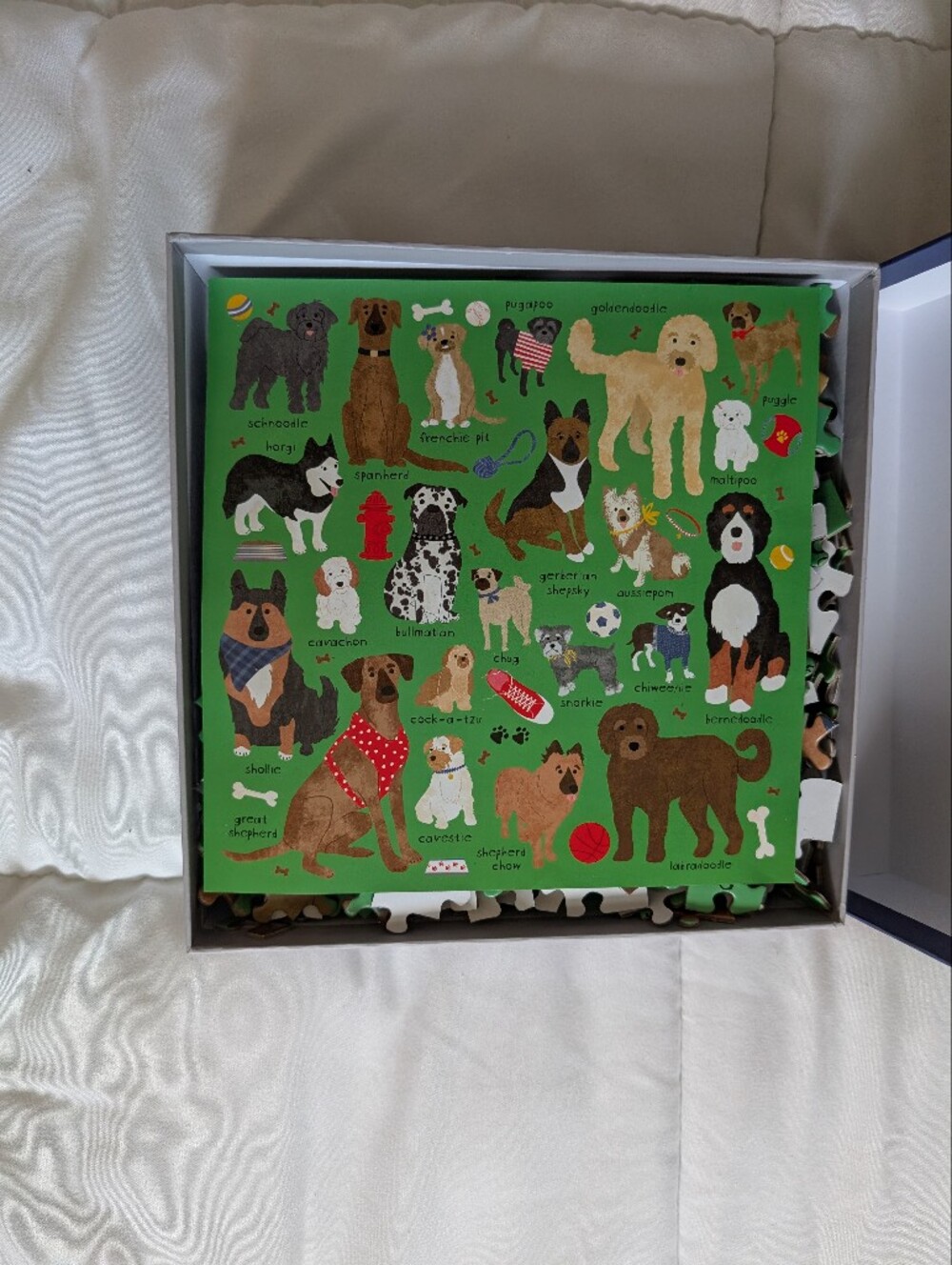 Mudpuppy Brand Doodle Dogs 500 Piece Puzzle Dog Breed Puzzle With Poster - Picture 4 of 6
